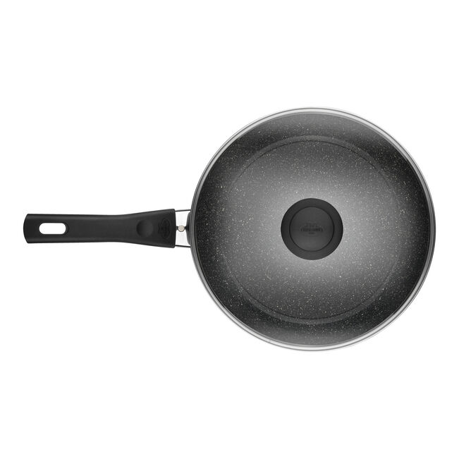 egame con coperchio - 28 cm, alluminio / Rivestimento antiaderente senza PFAS