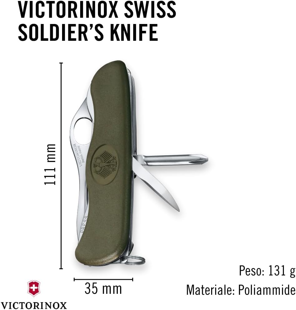 Multiuso - Trailfinder Esercito - Coltello del soldato / Verde