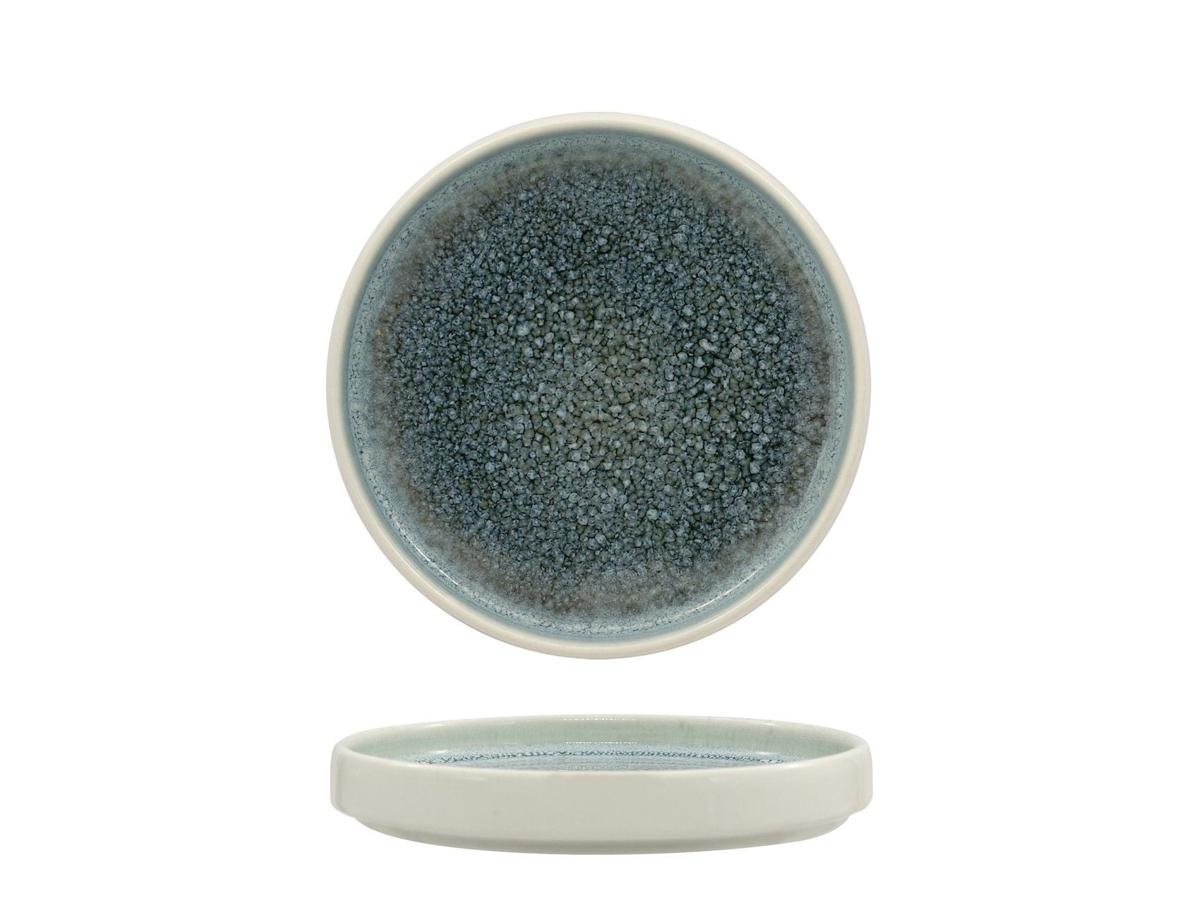 Piattino basso impilabile 13 cm Caldera Grey