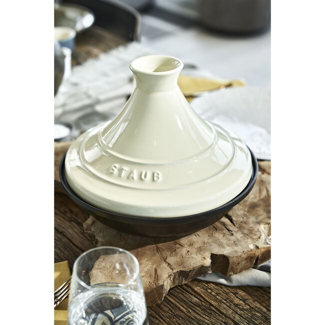 Staub Specialities Tajine - 28 cm, crema
