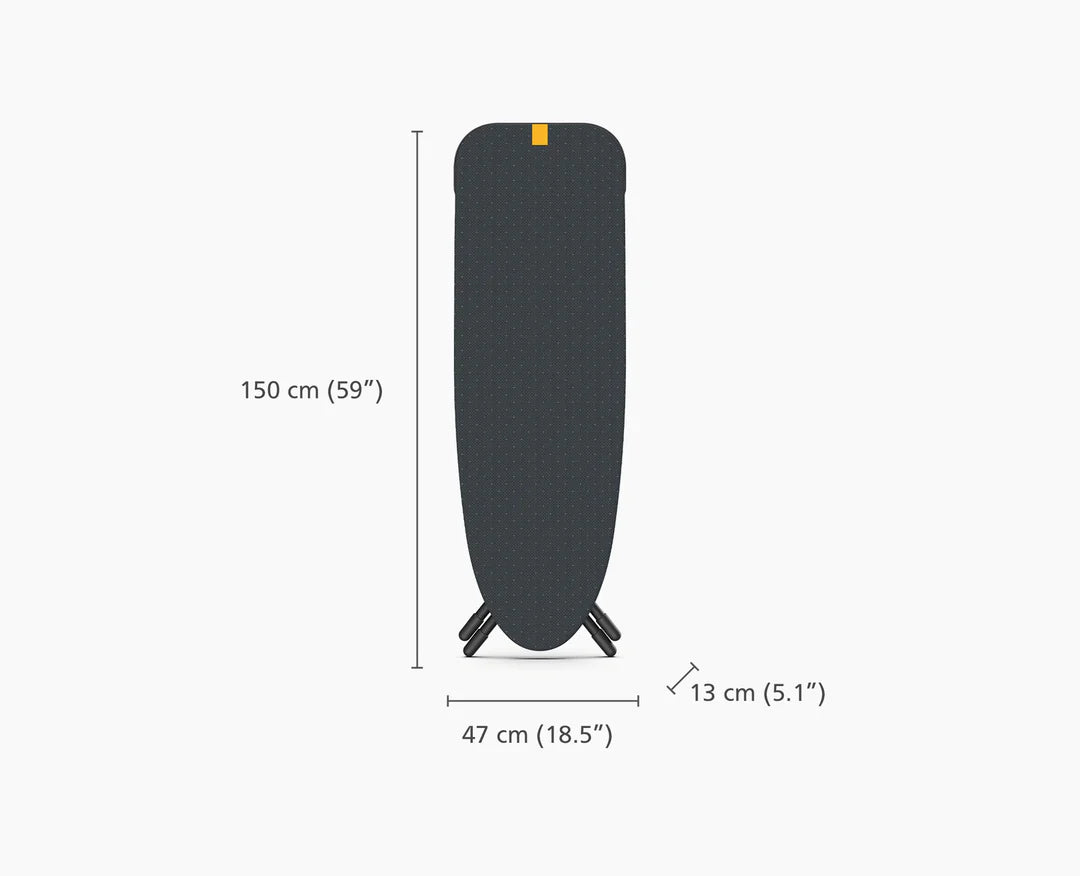 Glide Max Plus - Asse da stiro piegabile con fodera avanzata - Blue 135 cm