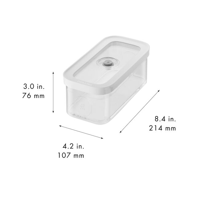 Fresh & Save CUBE - Contenitore M / 21 cm, transparente-bianco