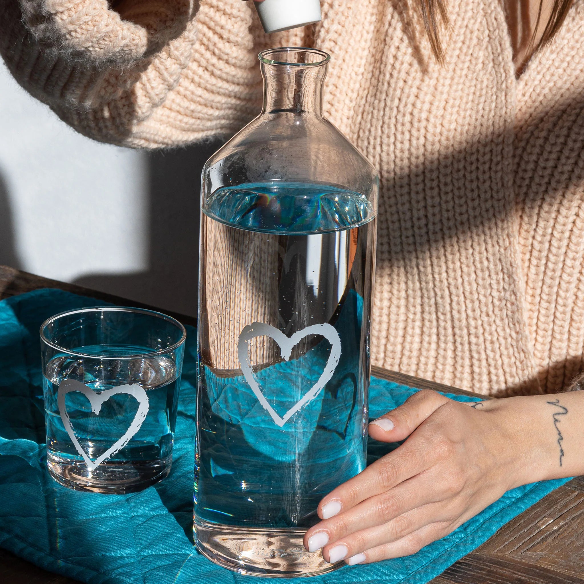 Bottiglia Cuore Graffiti