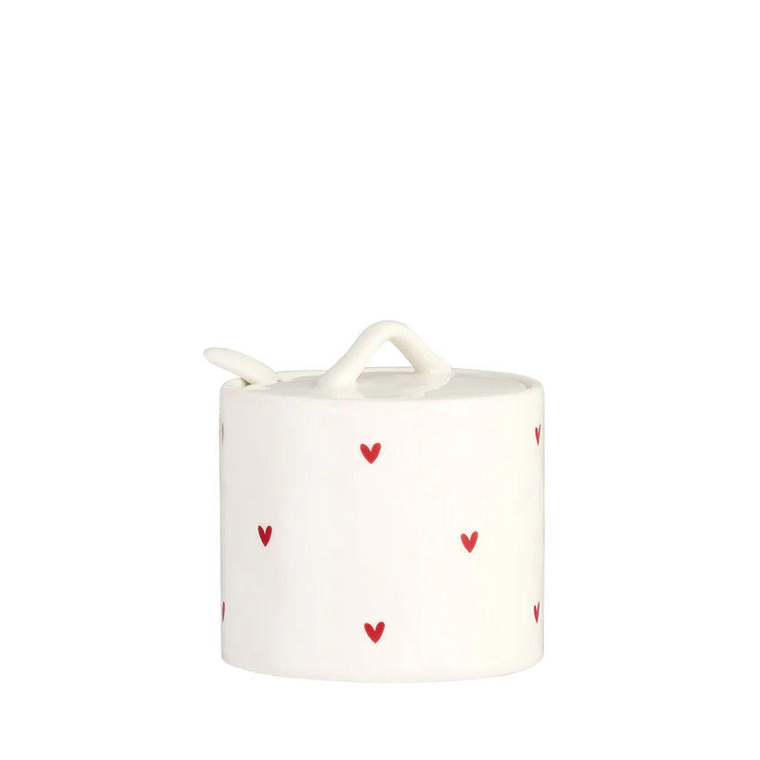 Zuccheriera Tappezzeria cuori