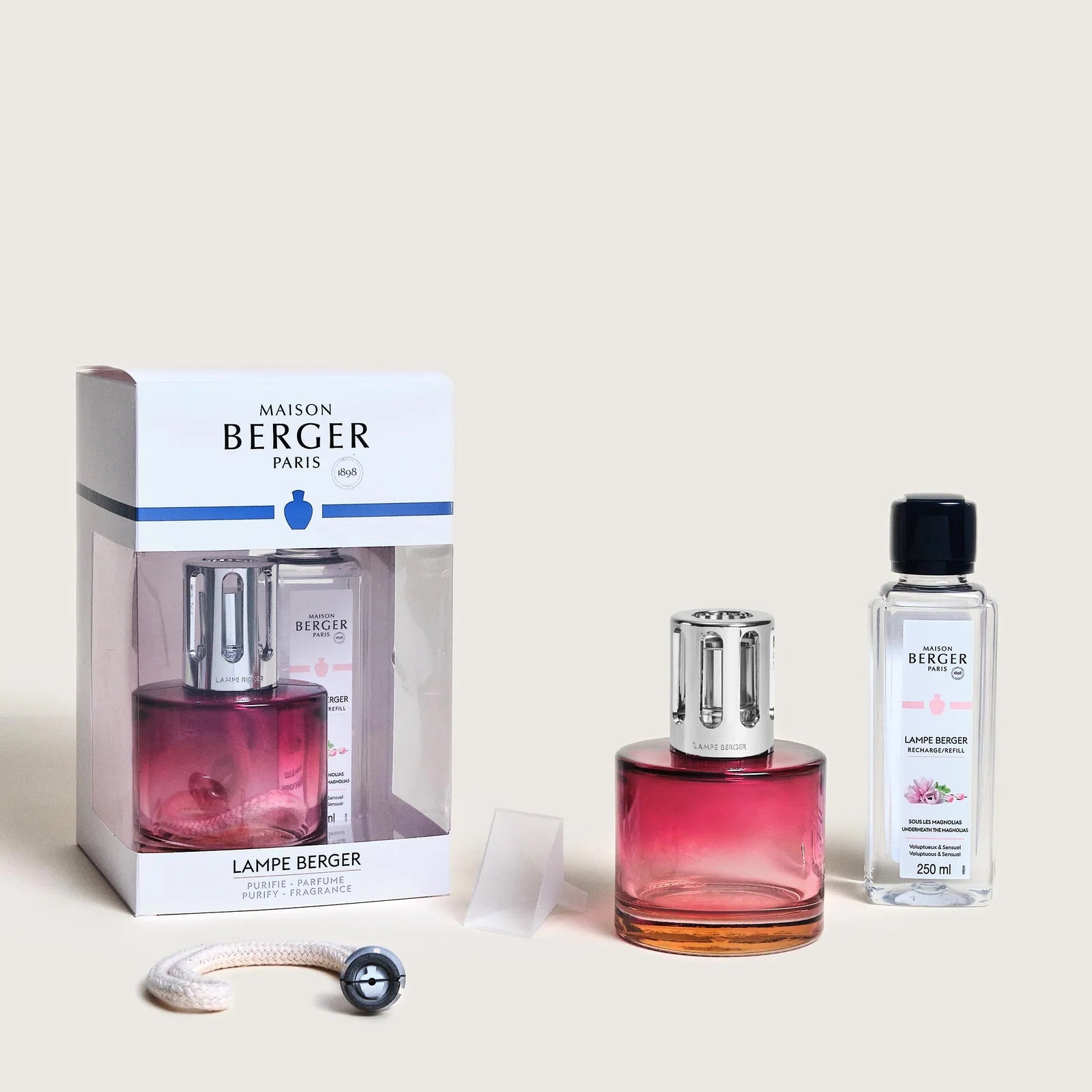 Lampada Catalitica Cofanetto PURE Rose con 250ml Sous les Magnolias