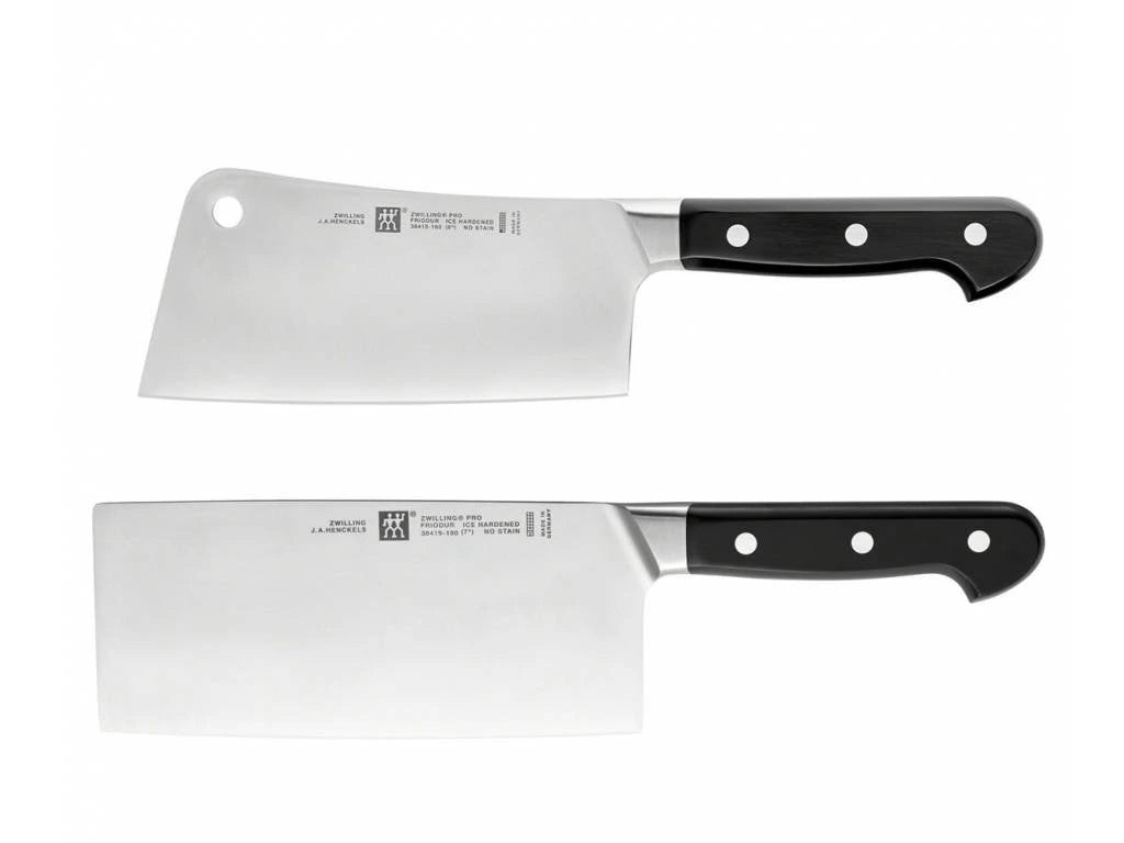 SET 2 Pezzi Coltello mannaia PRO