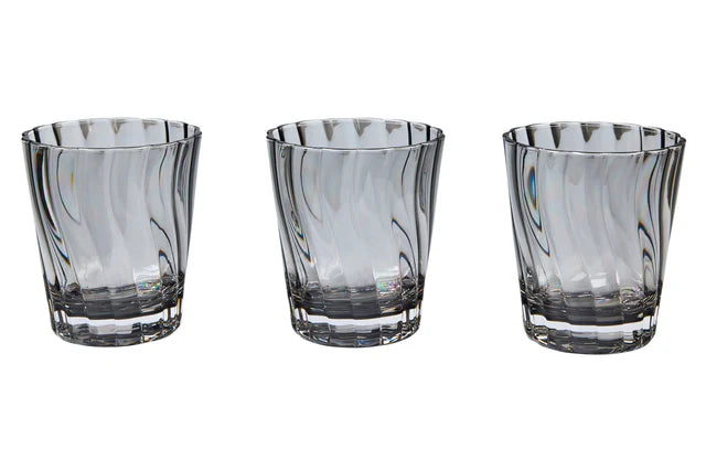 Formentera - Set 6 Bicchieri  Grigi In Metacrilato