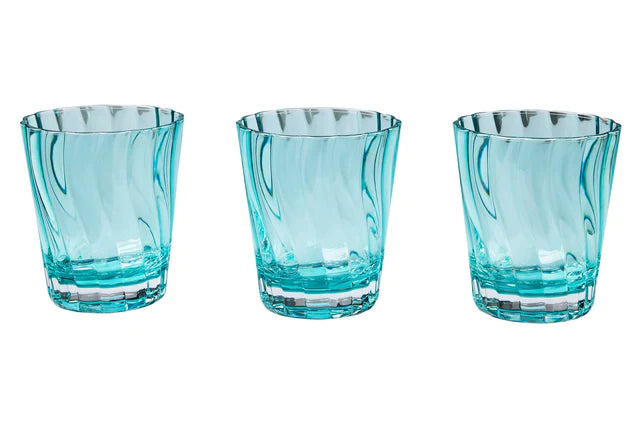 Formentera - Set 6 Bicchieri Azzurri In Metacrilato