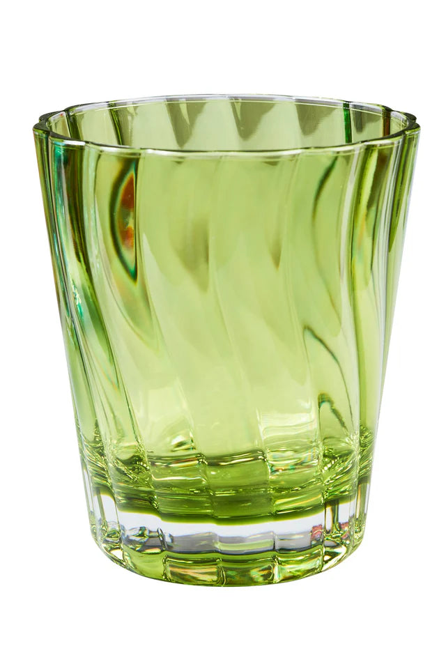 Formentera - Set 6 Bicchieri Verde Chiaro In Metacrilato