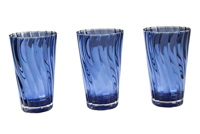Formentera - Set 6 Bicchieri da Bibita Blue In Metacrilato