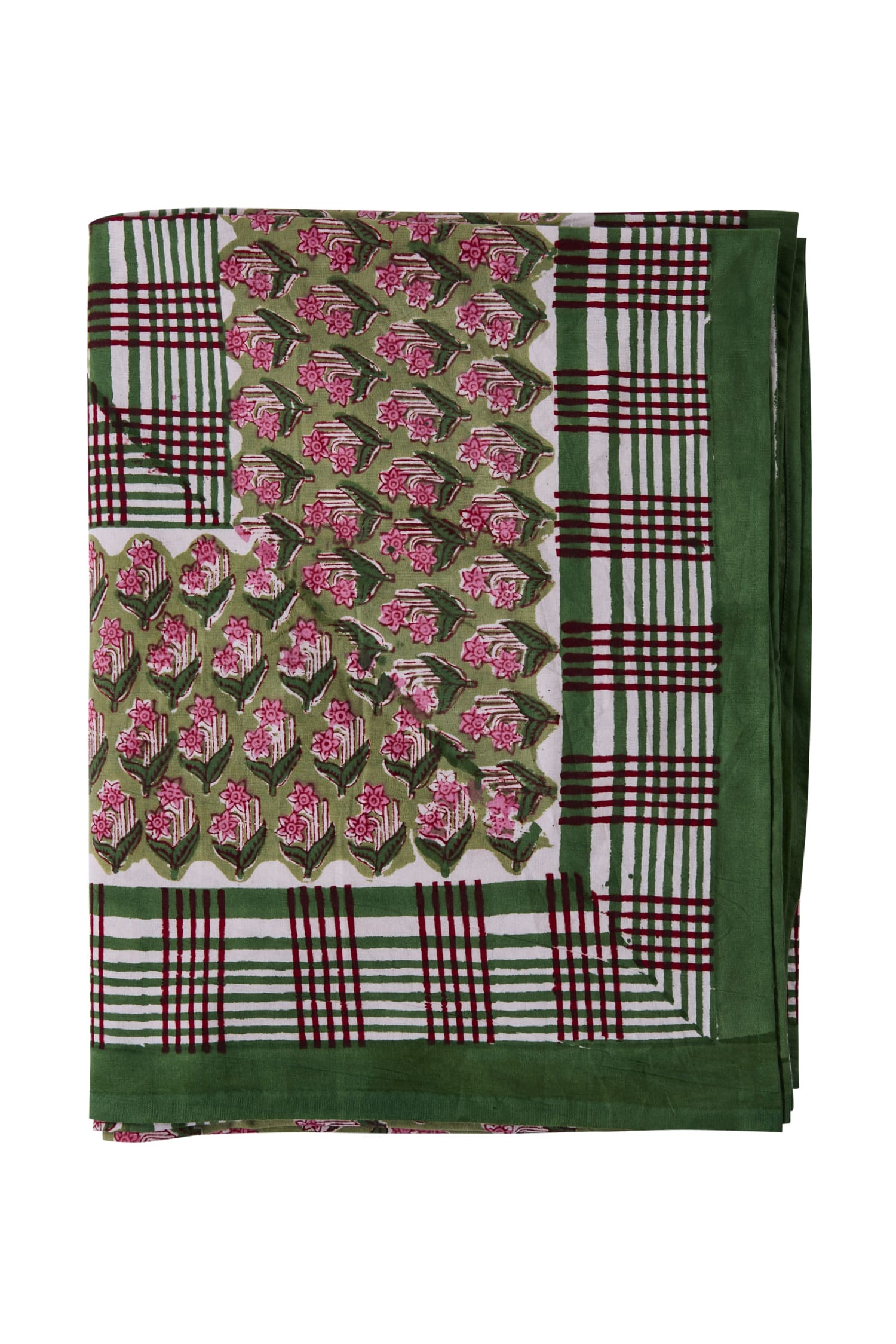 Mezzero Montefioralle 180X270 Fantasia Verde E Rosa