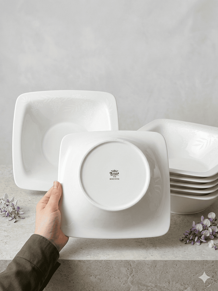 Insalatiera Quadrata  Collezione Vela