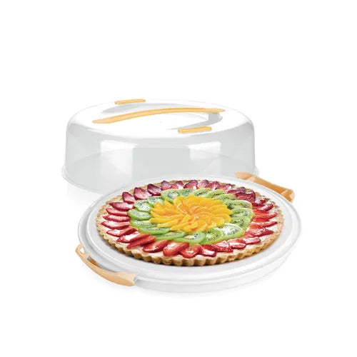 Porta Torte Basso Con Tavoletta Refrigerante Ø 34 Cm  "Delicia"