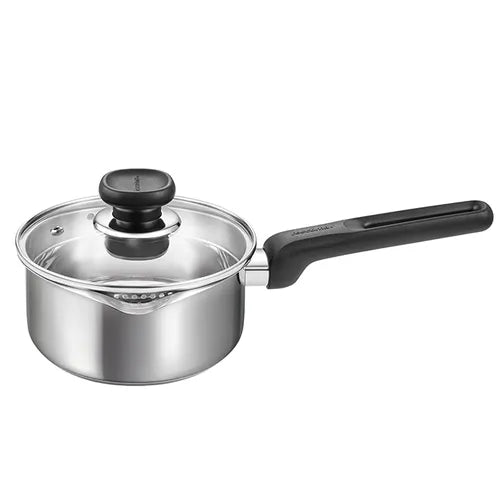 Casseruola 1 Manico Con Doppio Beccuccio E Coperchio Ø 16 Cm, 1,25