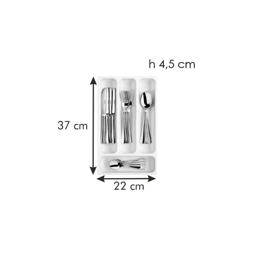 Porta Posate Da Cassetto 370X222 Mm "Flexispace"