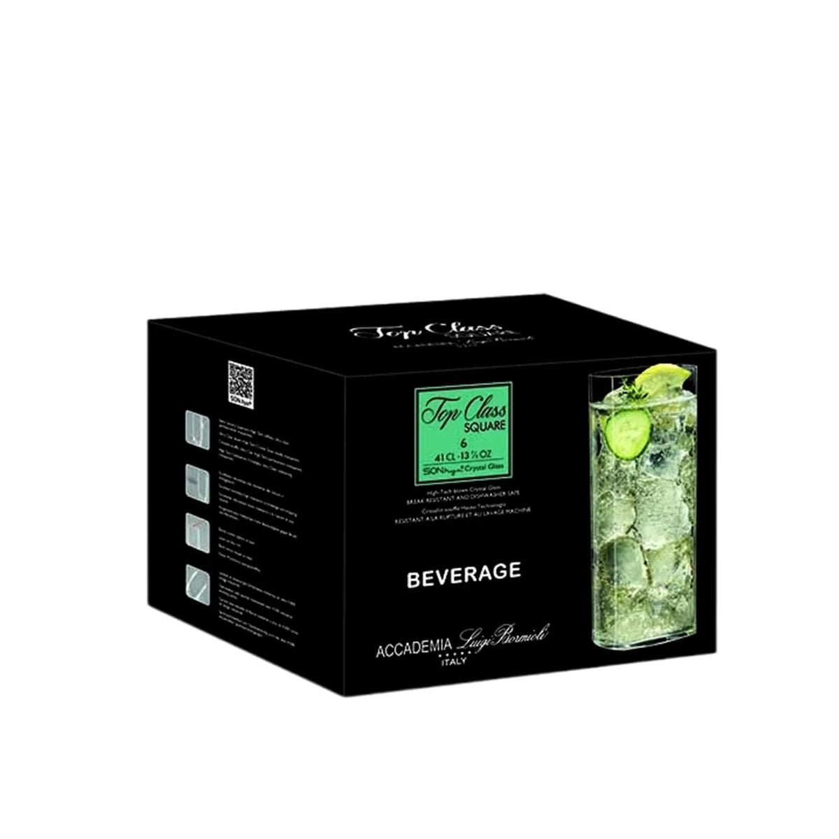 TOP CLASS SQUARE - BICCHIERE BEVERAGE CL 41 - SET 6 BICCHIERI