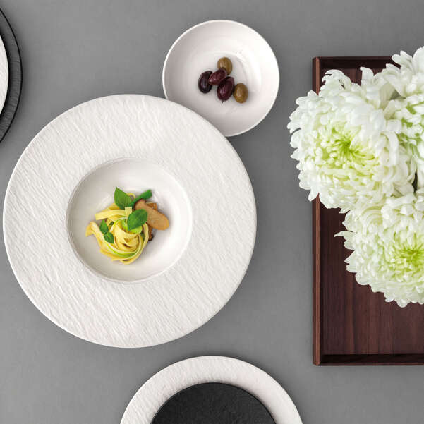 Manufacture Piatto da pasta - Bianco, Premium Porcelain