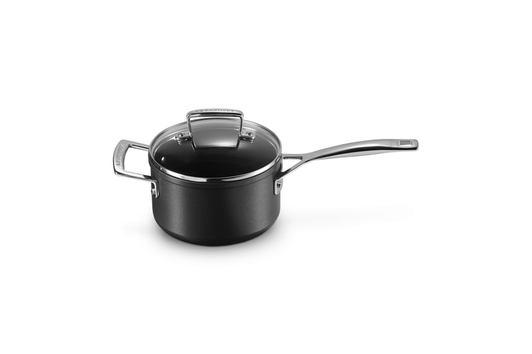 Casseruola con maniglia e coperchio vetro in alluminio antiaderente -16CM / 1.9L