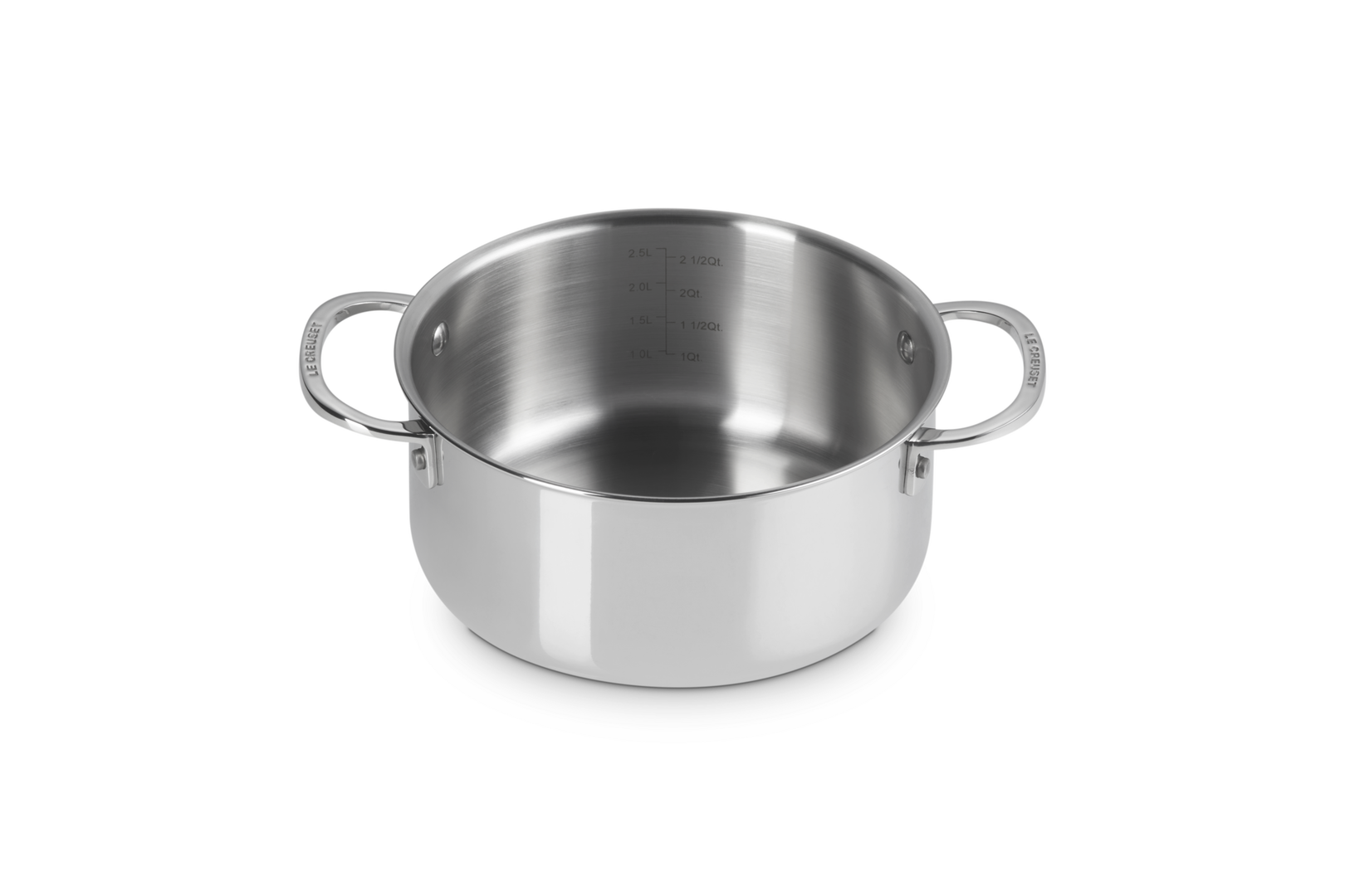 Pentola alta con coperchio in acciaio inox - 20 CM / 3 L