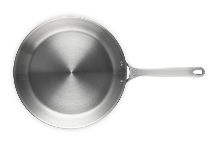 Padella bassa in acciaio inox - 30 CM