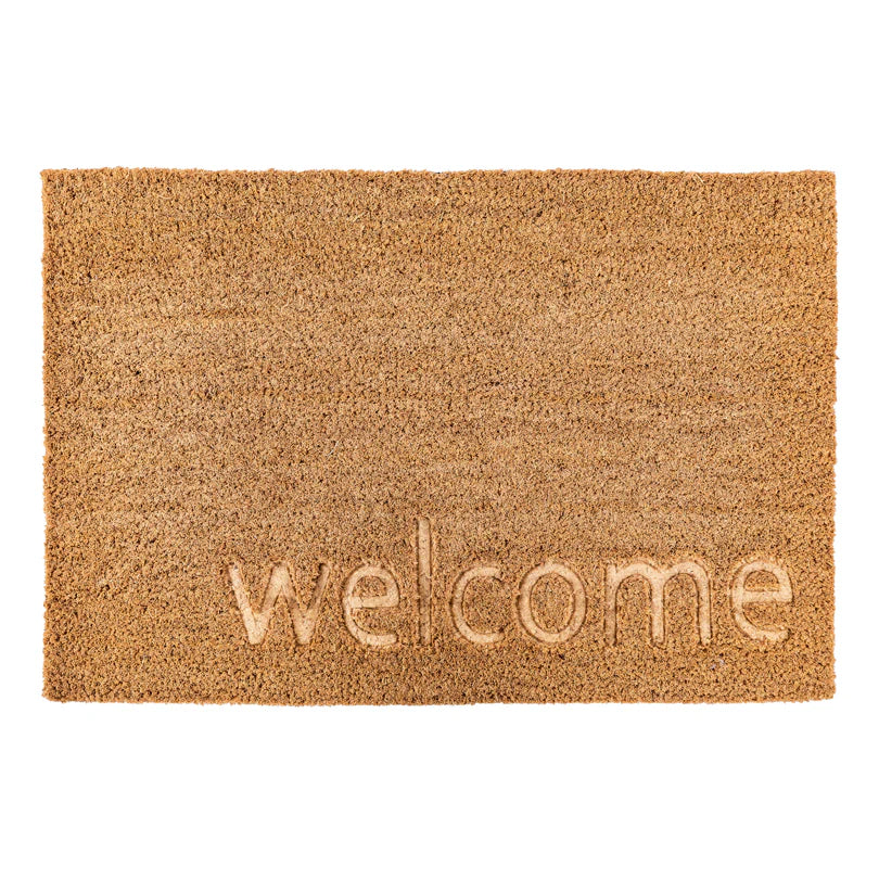 Zerbino "Welcome", retro antiscivolo in vinile cm 60x40