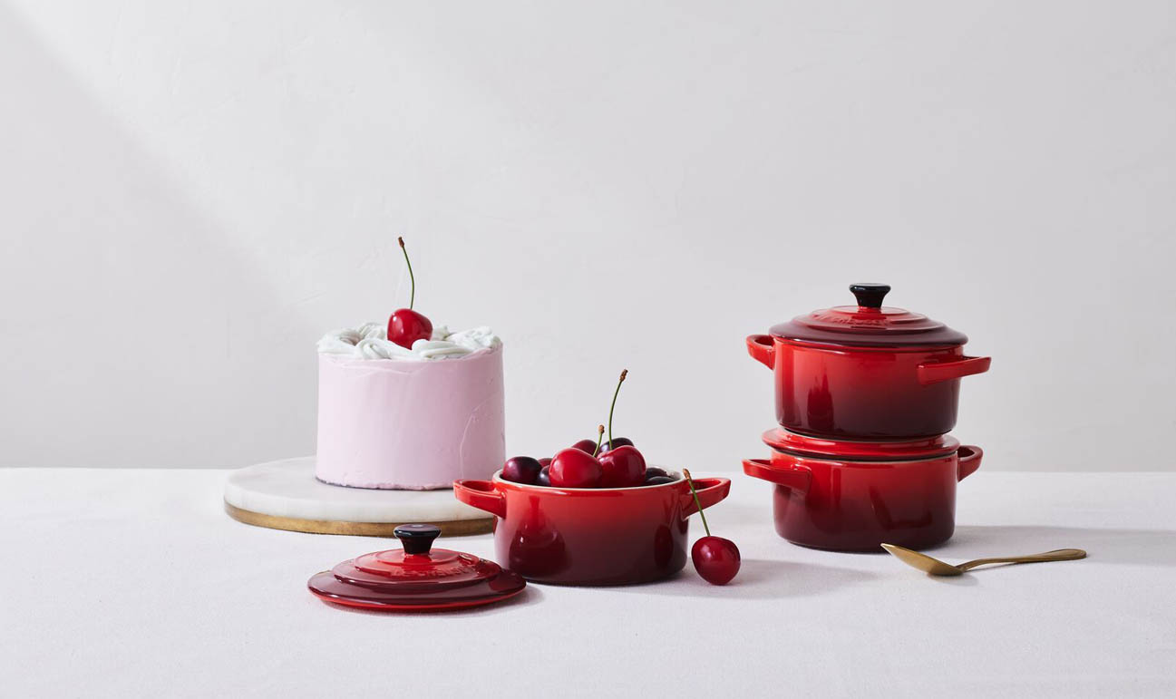 Mini cocotte rotonda in gres vetrificato - Bianco 10 CM / 0.25 L