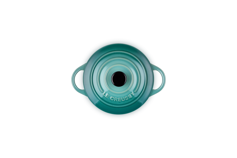 Mini cocotte rotonda in gres vetrificato - Bleu Riviera 10 CM / 0.25 L