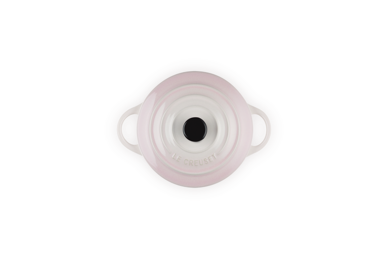 Mini cocotte rotonda in gres vetrificato - Shell Pink 10 CM / 0.25 L