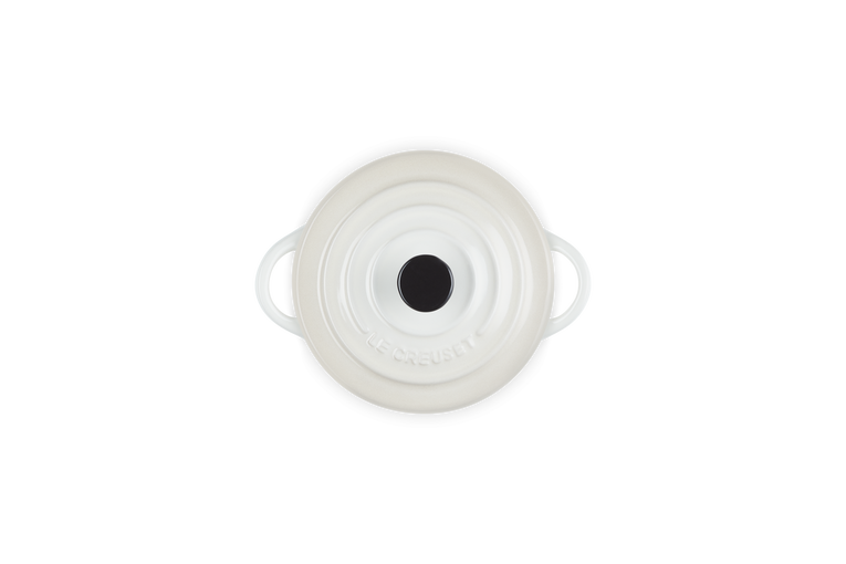 Mini cocotte rotonda in gres vetrificato - Meringue 10 CM / 0.25 L