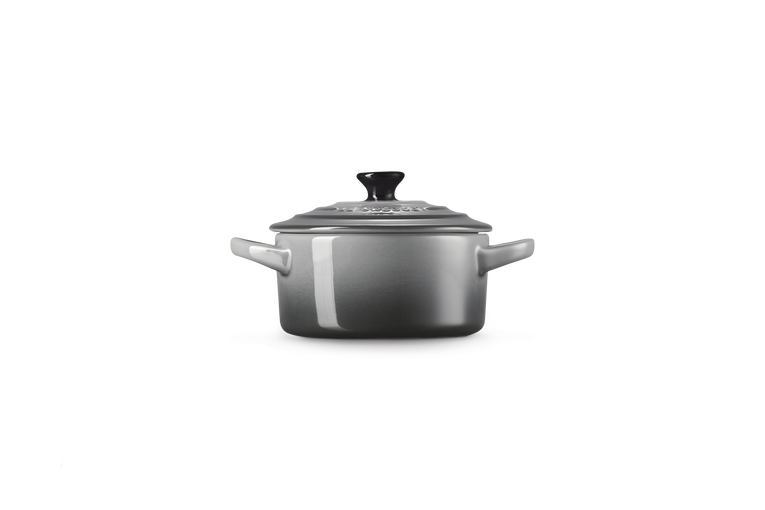 Mini cocotte rotonda in gres vetrificato - Flint 10 CM / 0.25 L