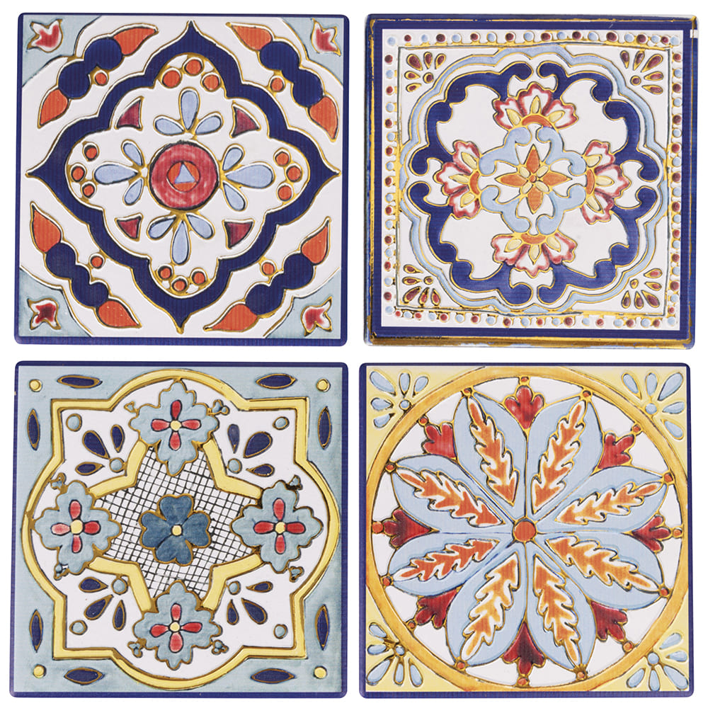 YUCATAN SET 4 MATTONELLINE QUADRATE