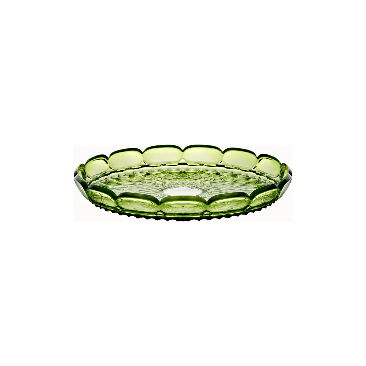 VASSOIO TONDO PICCOLO "VANITY" - Water lily green