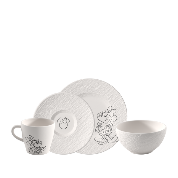 Set da colazione 4 Pezzi in Premium Porcelain, Manufacture - Mickey Mouse