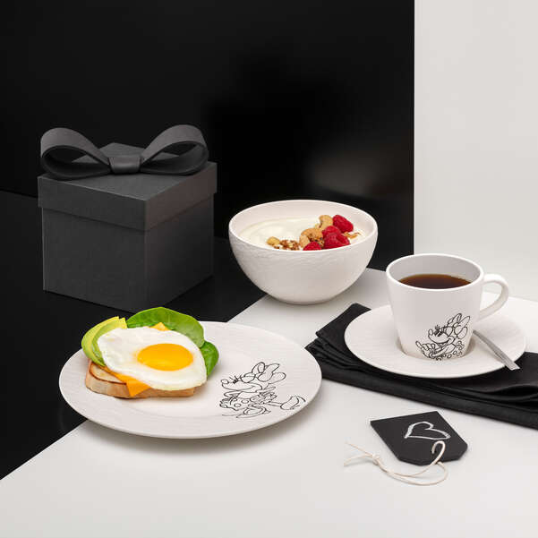 Set da colazione 4 Pezzi in Premium Porcelain, Manufacture - Mickey Mouse