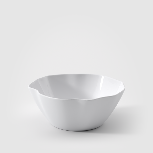PURA Ciotola per cereali bianca - 390 ml, Premium Bone Porcelain