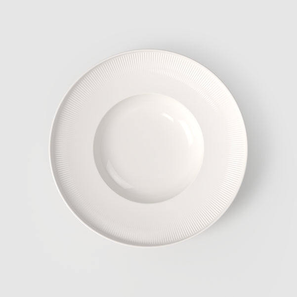 AFINA Piatto fondo - Bianco, Ø29,2 cm, Premium Porcelain