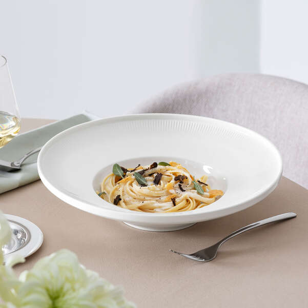 AFINA Piatto fondo - Bianco, Ø29,2 cm, Premium Porcelain