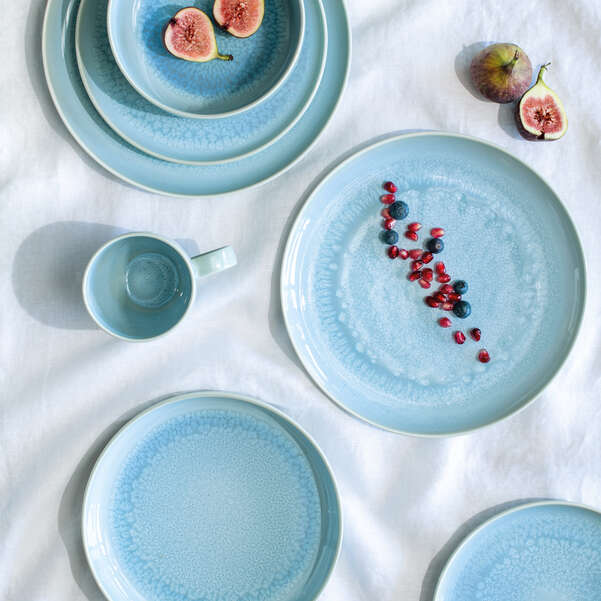 CRAFTED  Piatto piano - Blu, Ø25,9 cm, Premium Porcelain