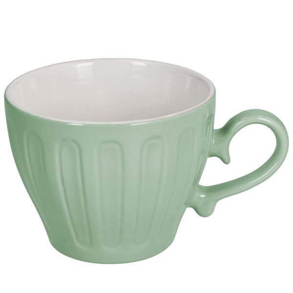 Tazza Colazione senza piatto 470 cc CAMILLE - Stoneware Verde