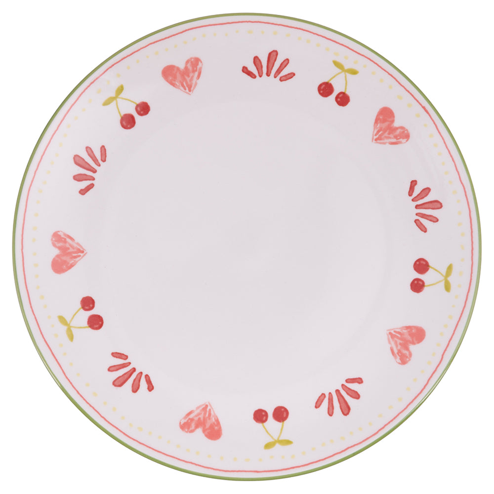 CHERRY HEART SERVIZIO DI PIATTI 18 PEZZI