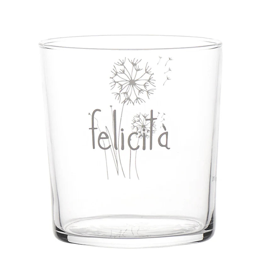 SET 6 bicchieri "Felicità" - 35 CL
