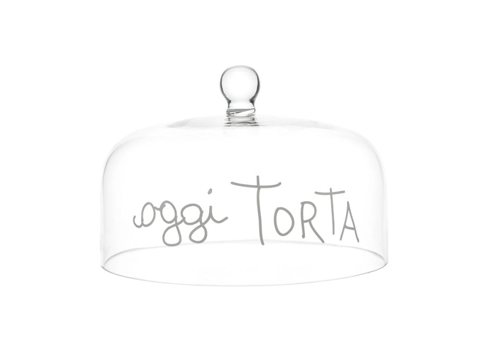 Campana in Vetro "Oggi Torta" - 28,5 CM