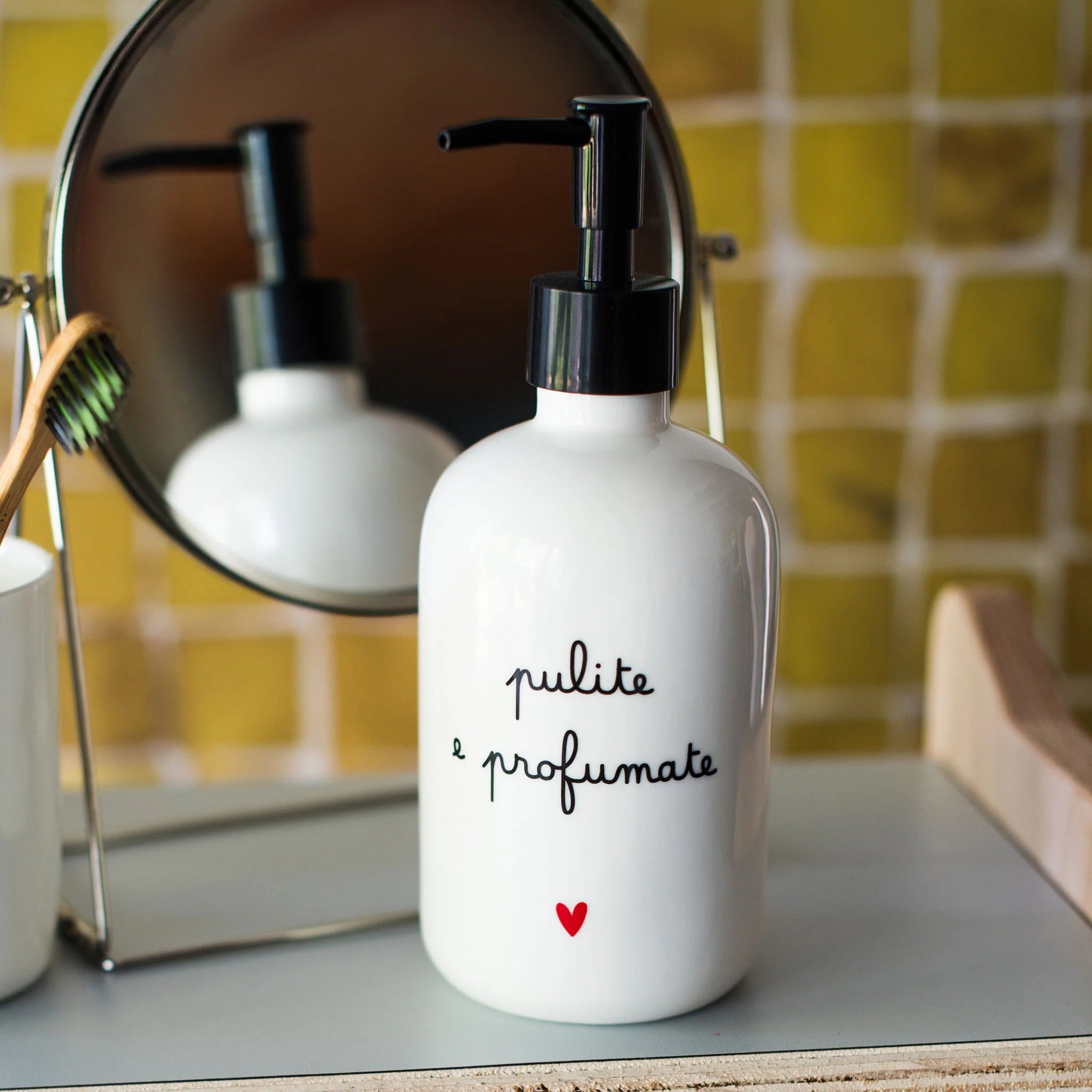 Dosasapone "Pulite e profumate" - Bianco