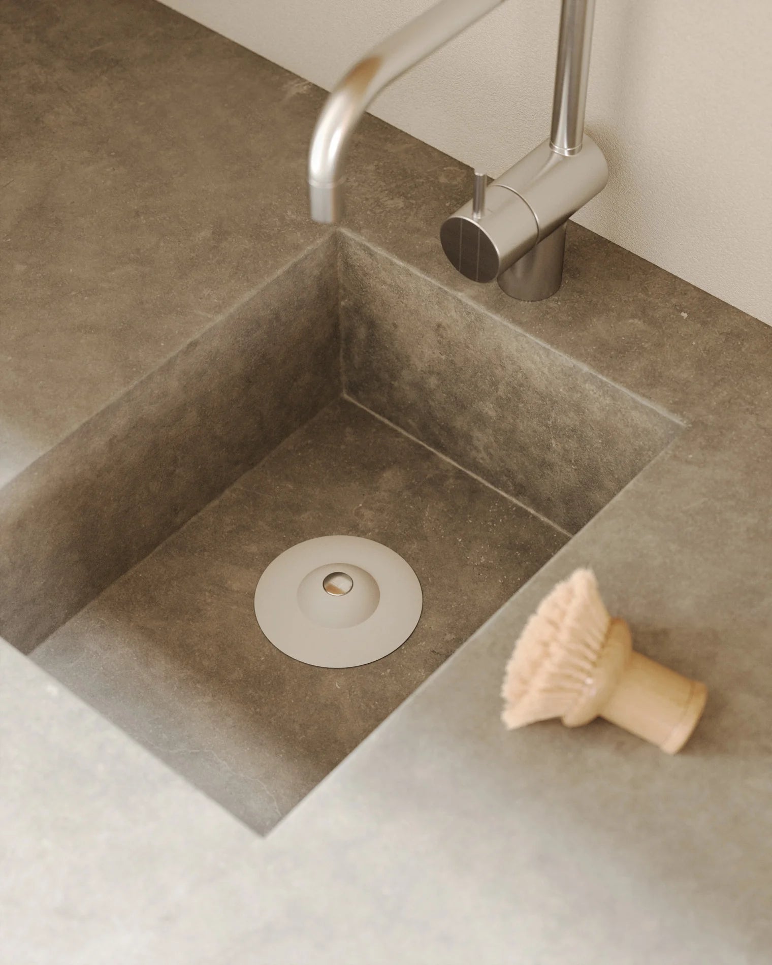 FLEC Tappo di scarico e filtro per capelli - Bianco