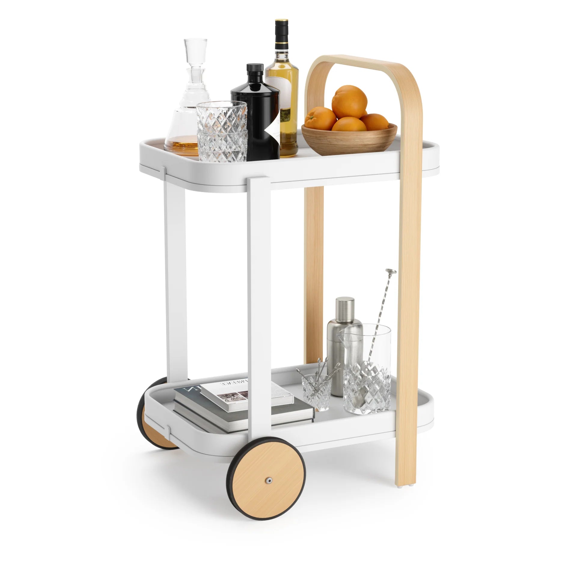 BELLWOOD Carrello bar e portaoggetti