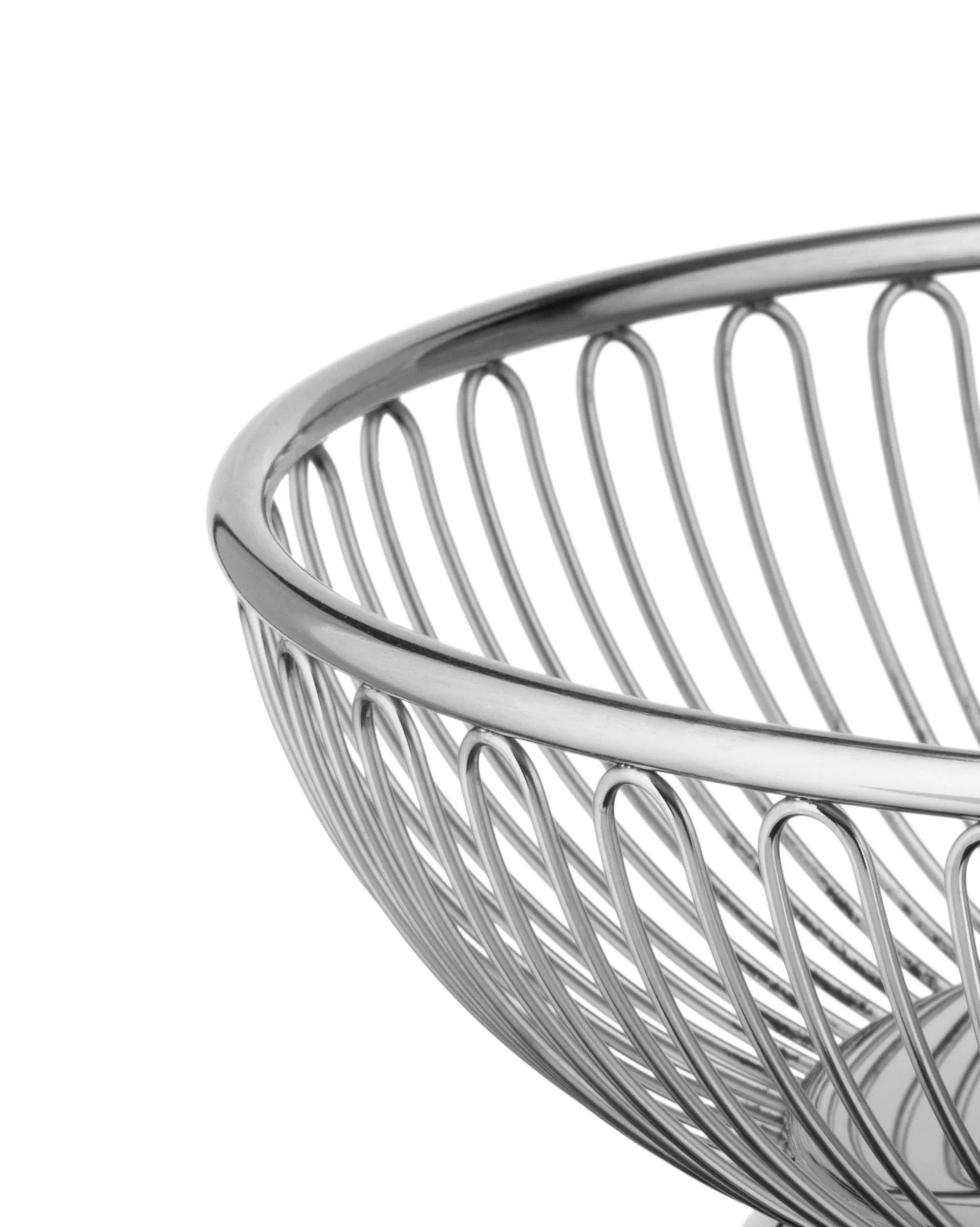 268 Cestino a filo rotondo in acciaio inox 18/10 - 20 CM