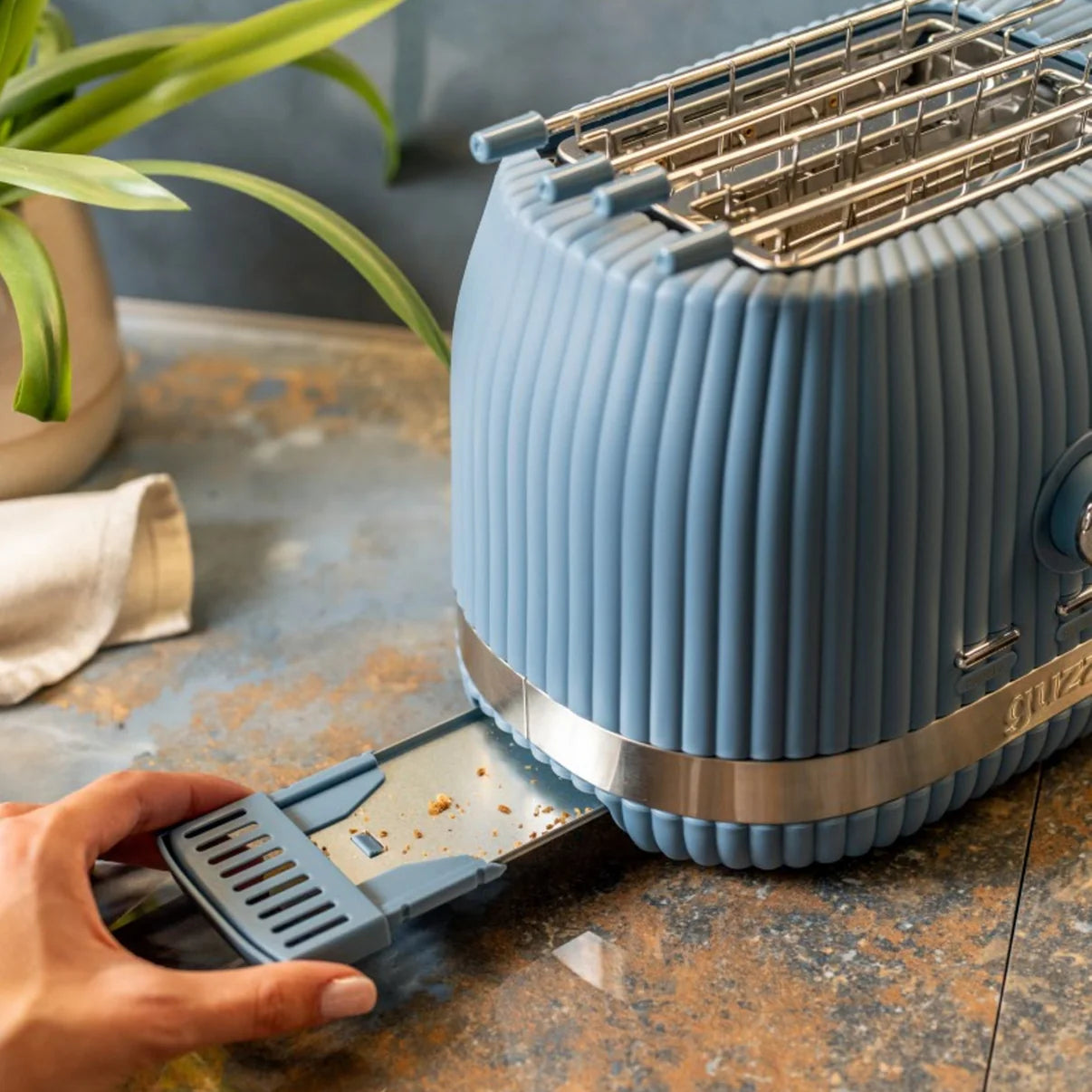 SOUSCHEF TOSTAPANE CON PINZE - Navy Blue