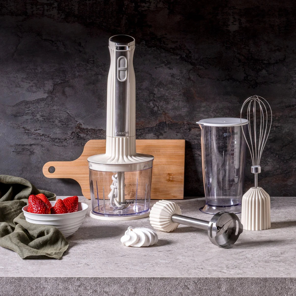 SOUSCHEF FRULLATORE A IMMERSIONE CON ACCESSORI - Crema