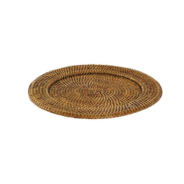 RADICI Piatto Presentazione Rotondo in Rattan -  Ø 32,0 CM 1,5 H