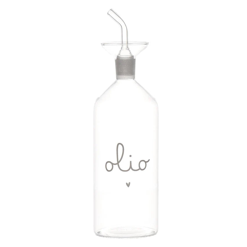 Bottiglia olio "Olio" cuore 500ml